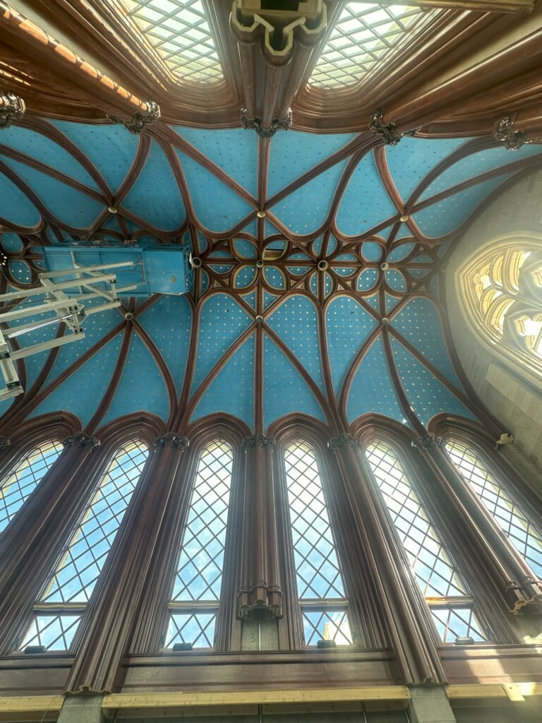 Painting the Chapter House Ceiling