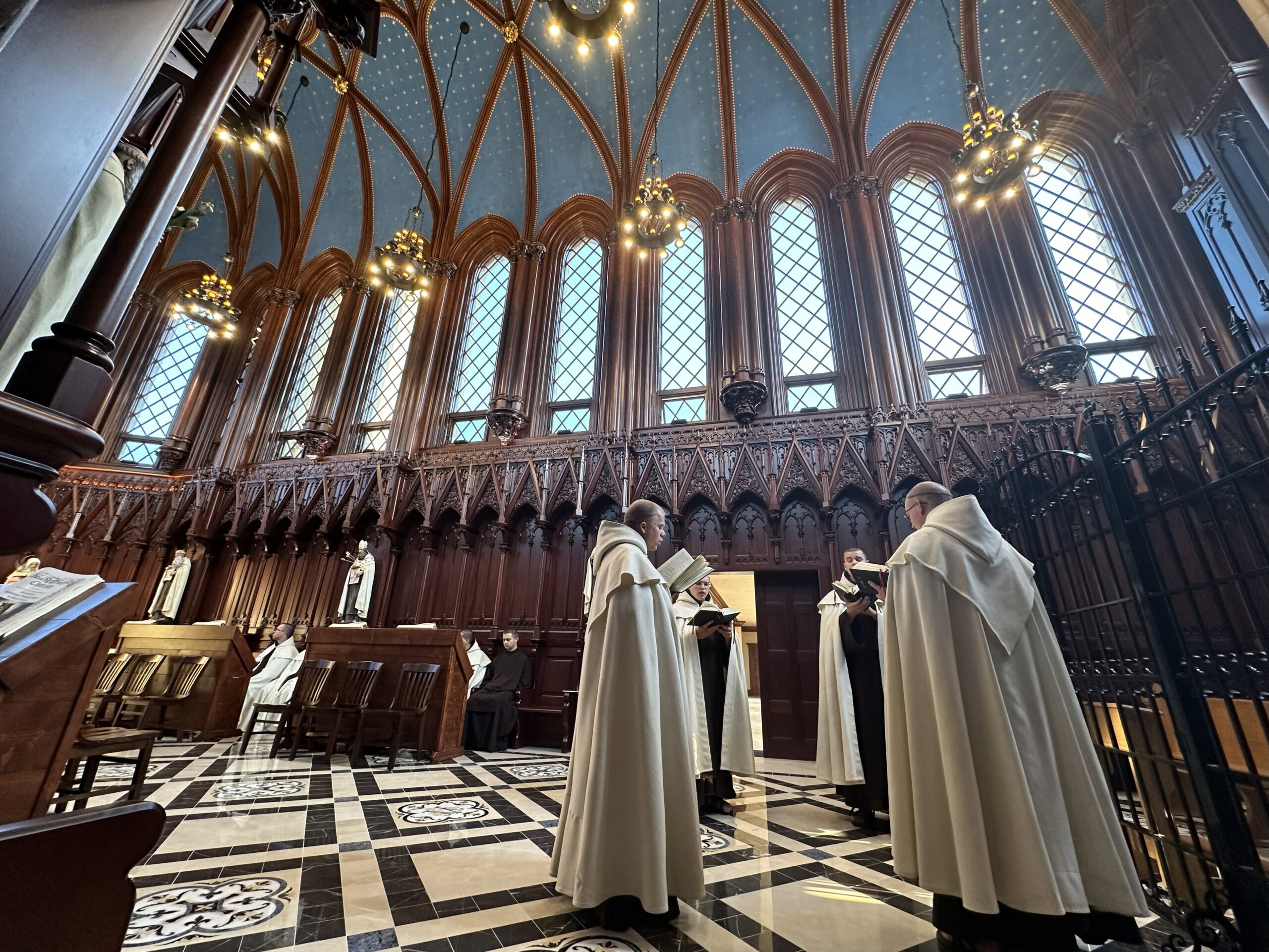 Monks Chanting Divine Office